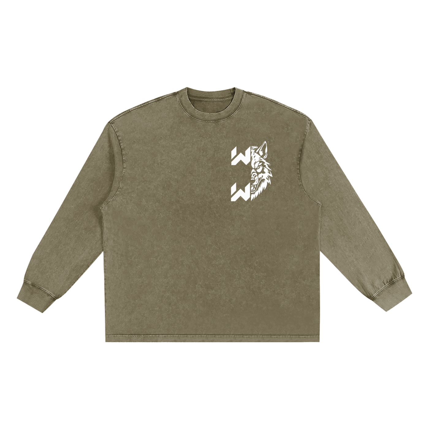 Snow Washed Frayed Edge T-Shirt