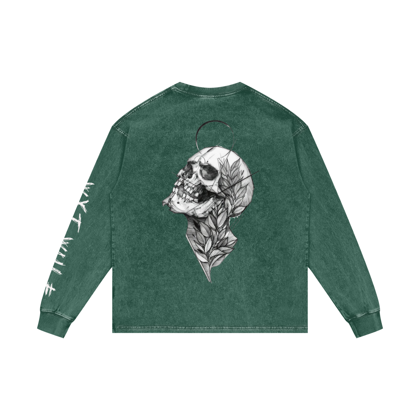 Acid Wash Oversize Long Sleeve T-Shirt
