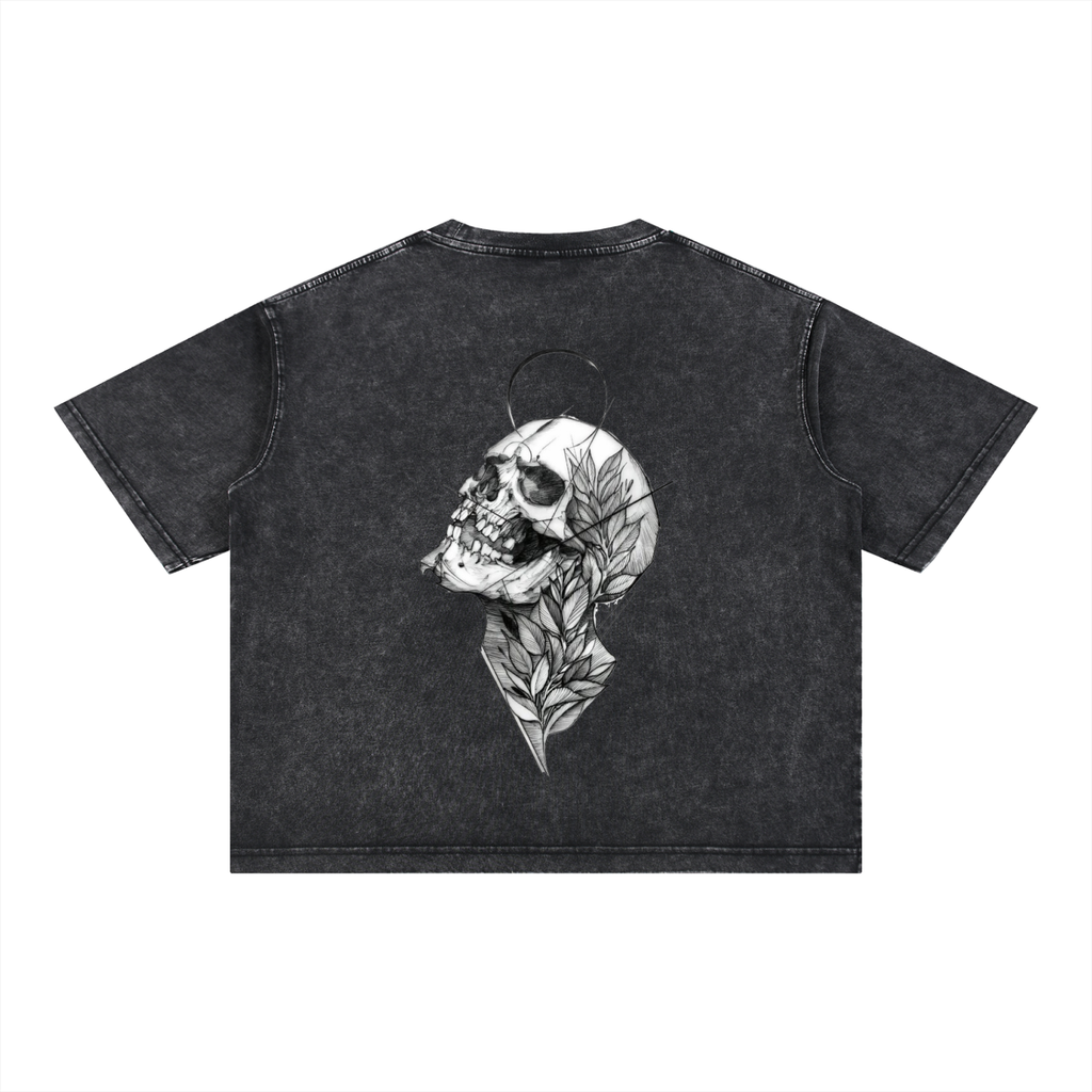 Mineral Wash Boxy Cotton T-Shirt