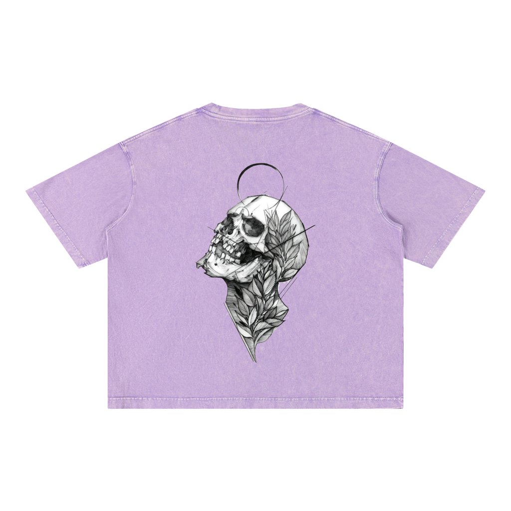 Mineral Wash Boxy Cotton T-Shirt