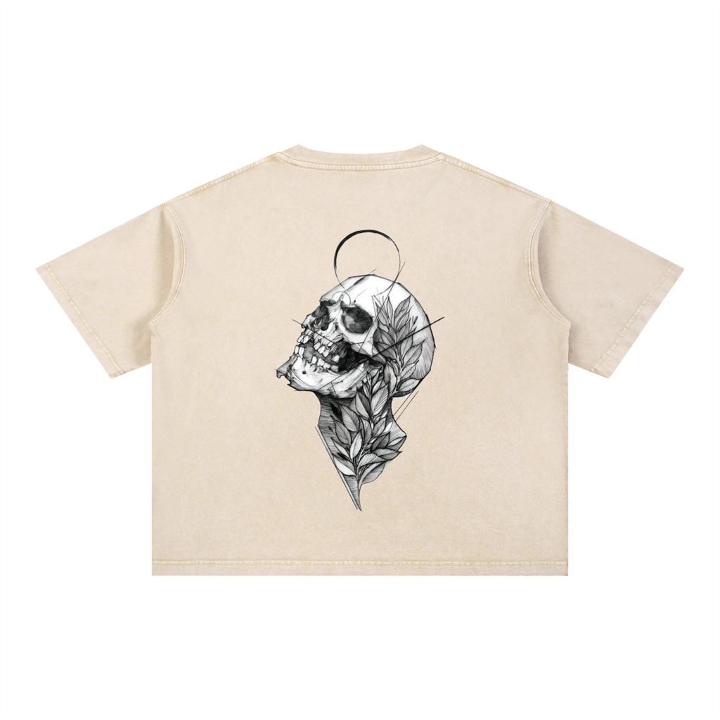 Mineral Wash Boxy Cotton T-Shirt