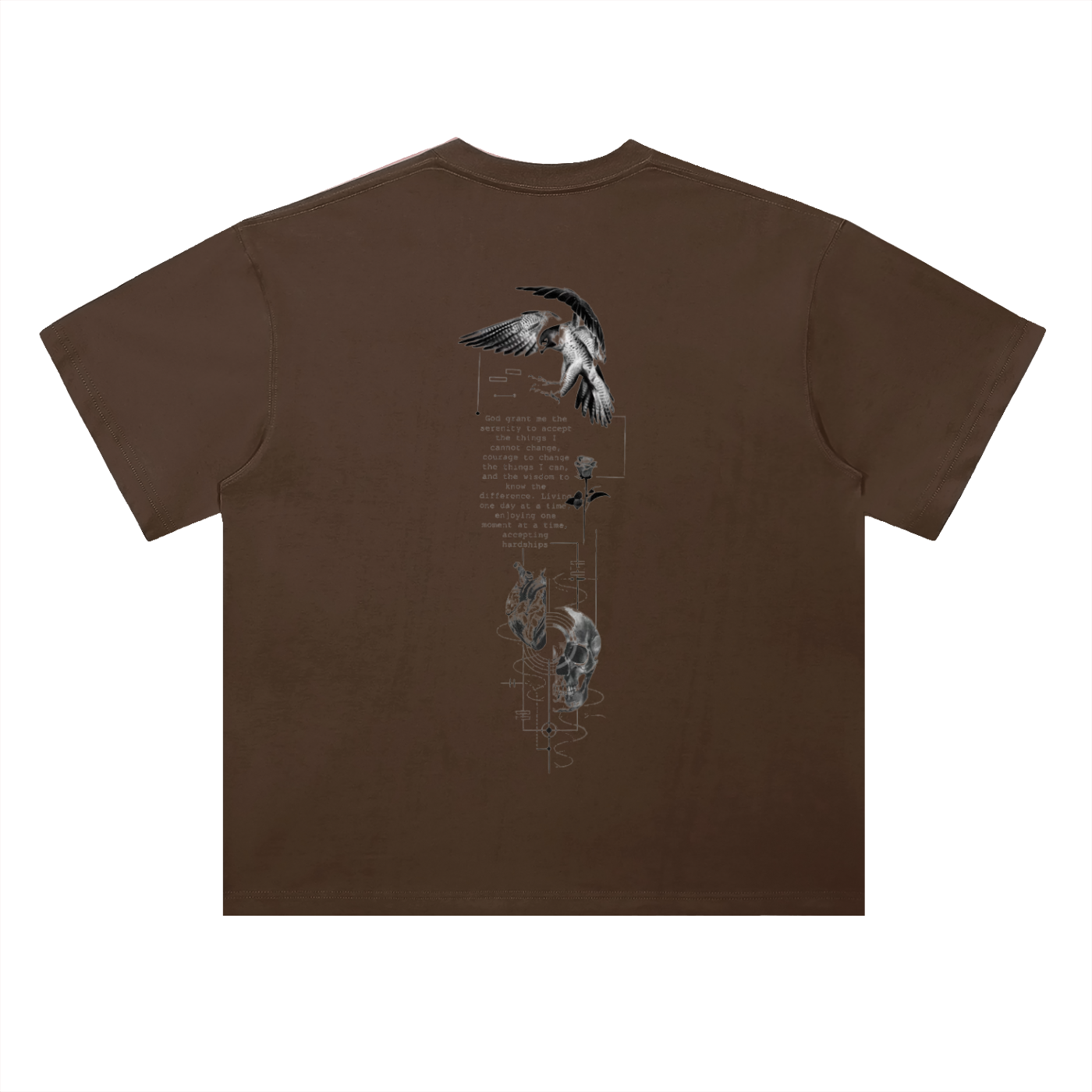 Heavyweight Drop Shoulder Cotton T-Shirt
