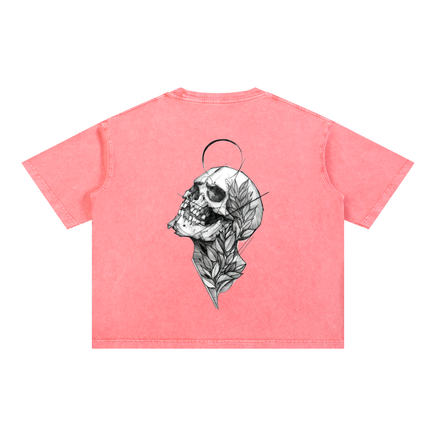 Mineral Wash Boxy Cotton T-Shirt