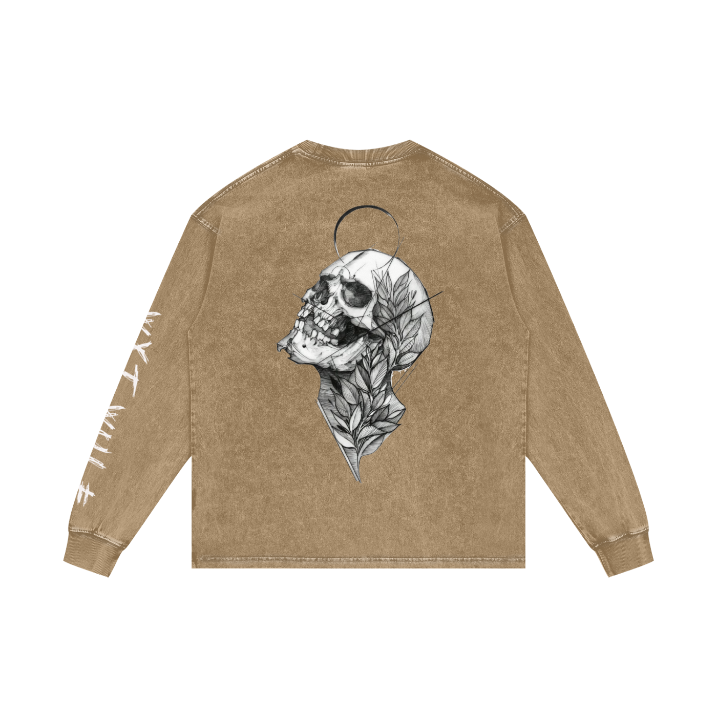 Acid Wash Oversize Long Sleeve T-Shirt