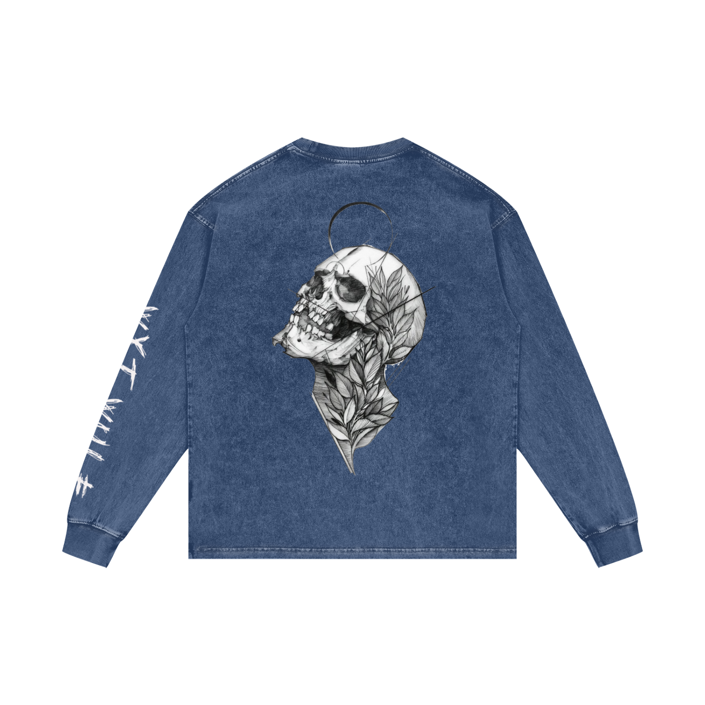 Acid Wash Oversize Long Sleeve T-Shirt