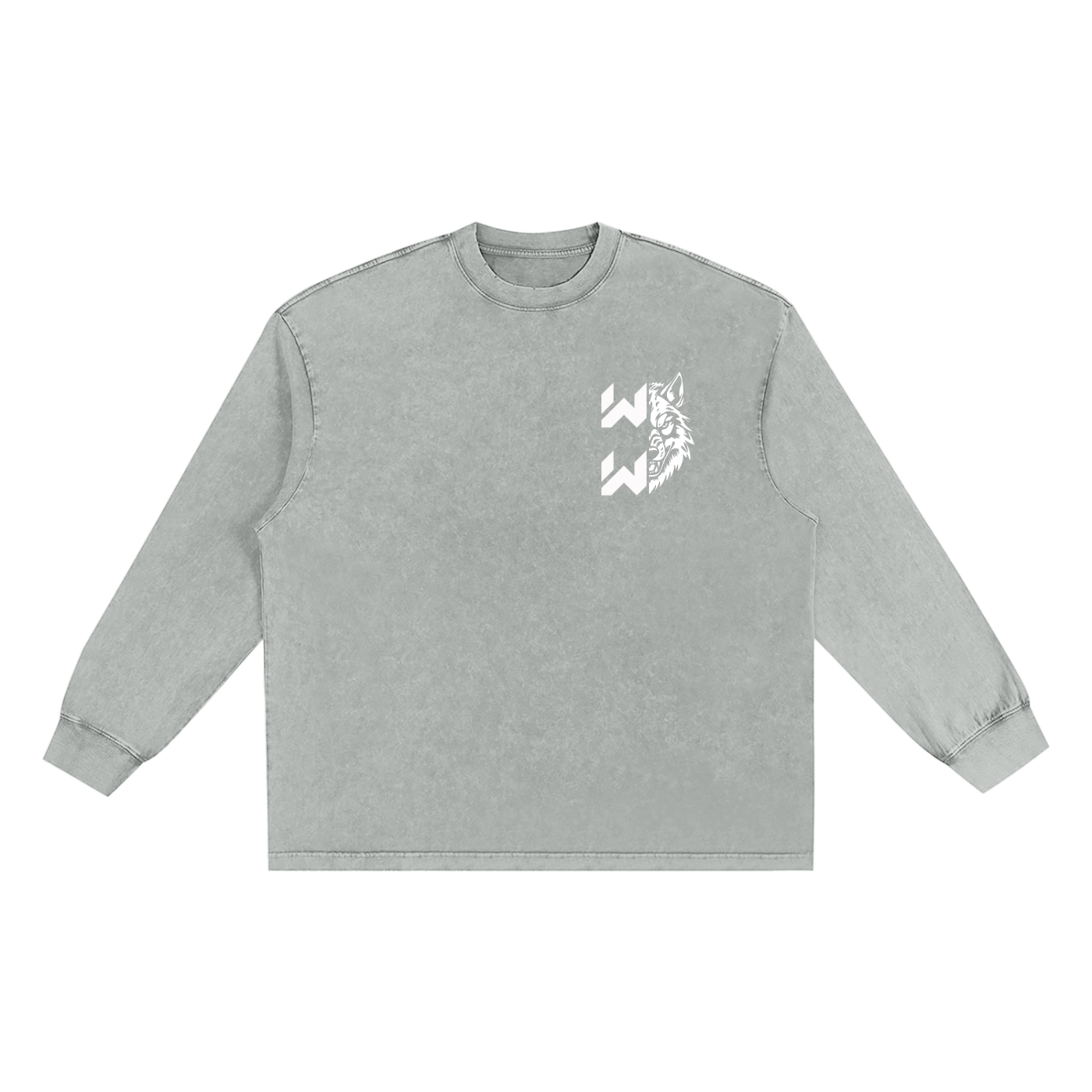 Snow Washed Frayed Edge T-Shirt