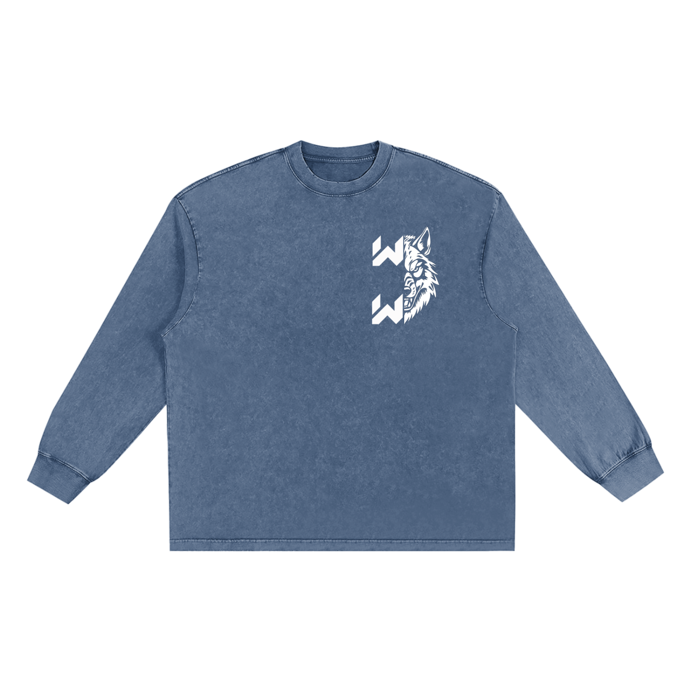 Snow Washed Frayed Edge T-Shirt
