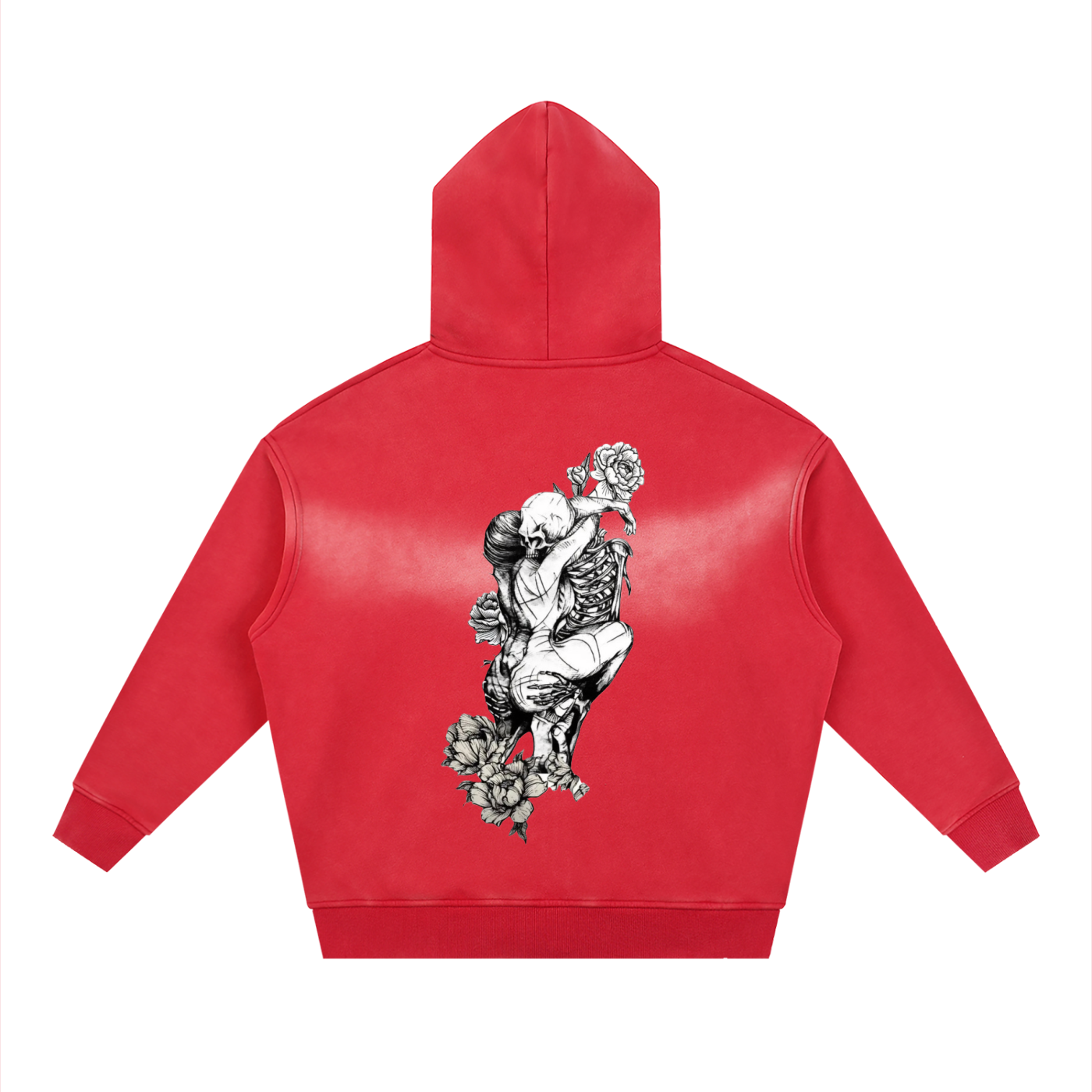 Sunfade Two-way Zipper Boxy Fleece Hoodie
