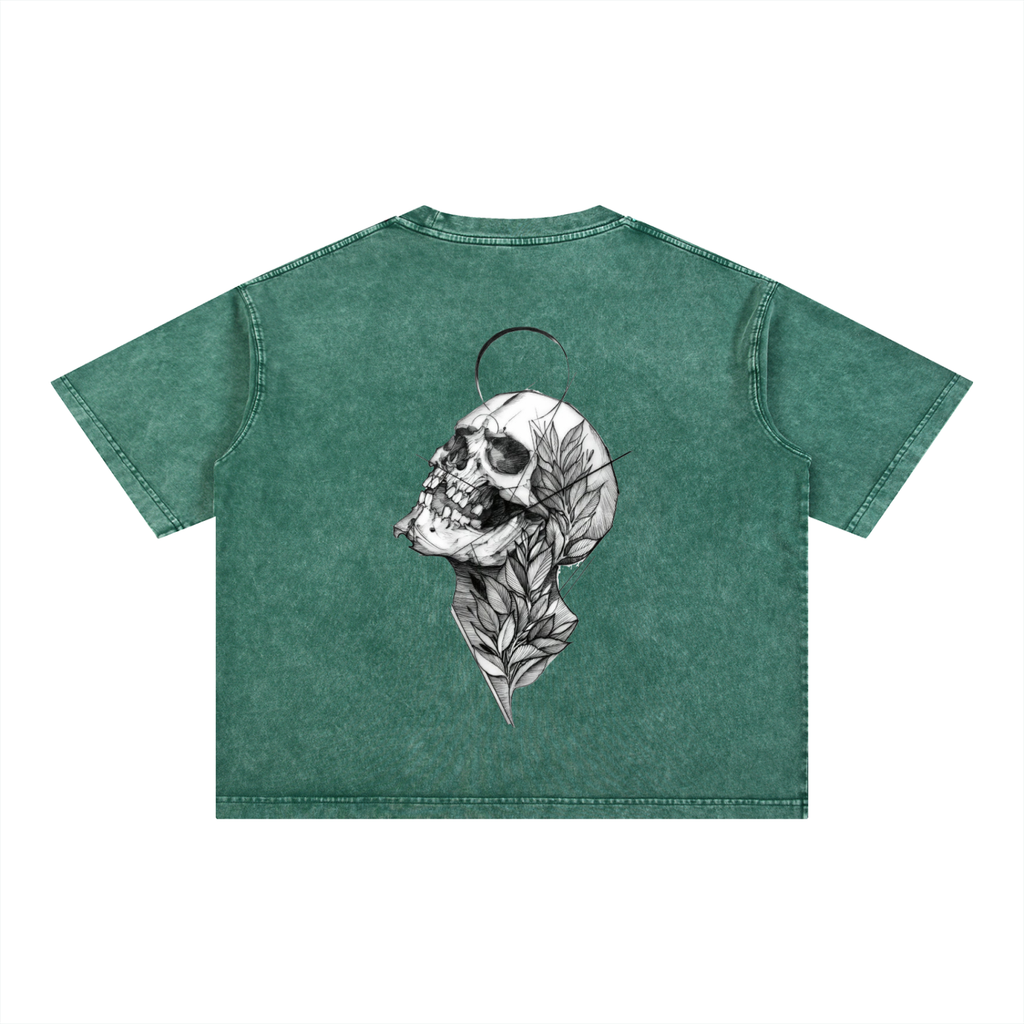 Mineral Wash Boxy Cotton T-Shirt