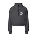 Cropped Half-Zip Sweatshirt