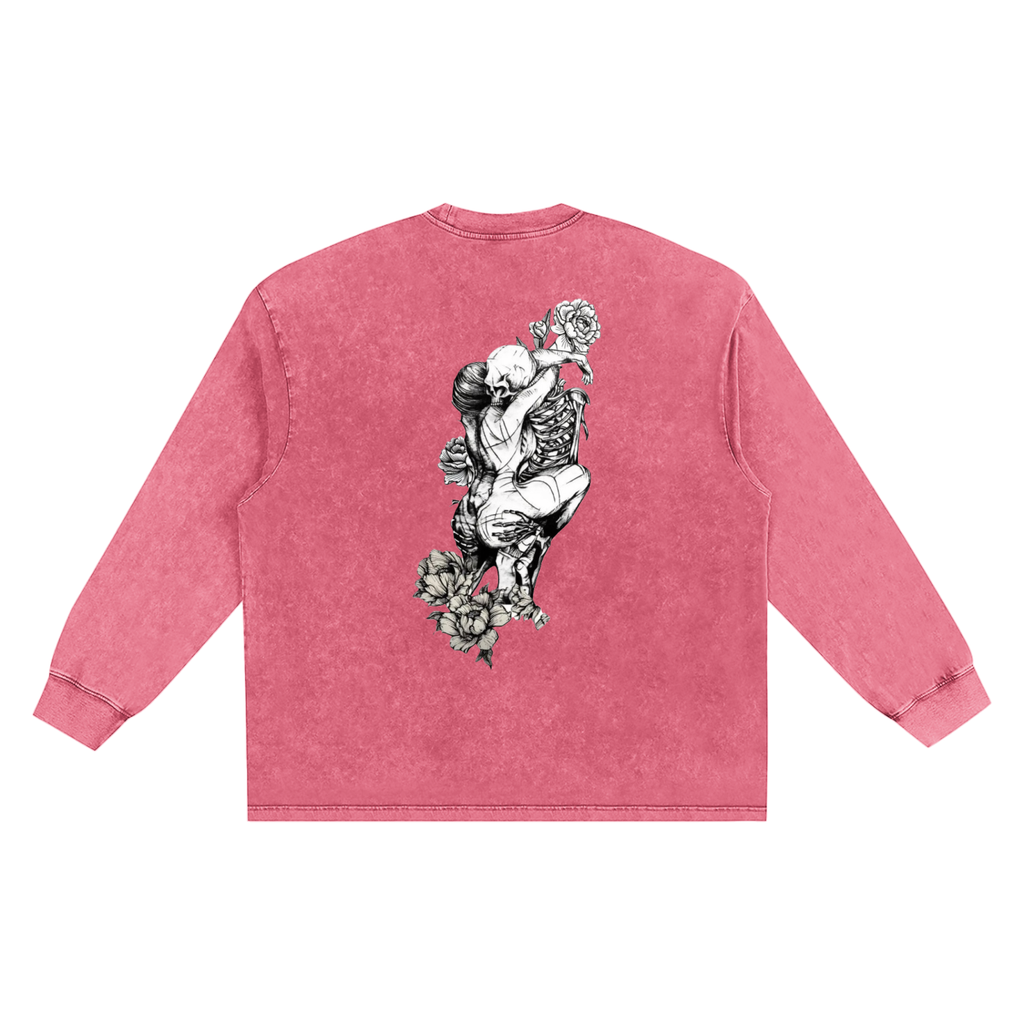 Snow Washed Frayed Edge T-Shirt