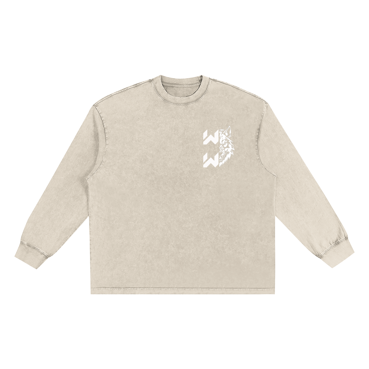 Snow Washed Frayed Edge T-Shirt