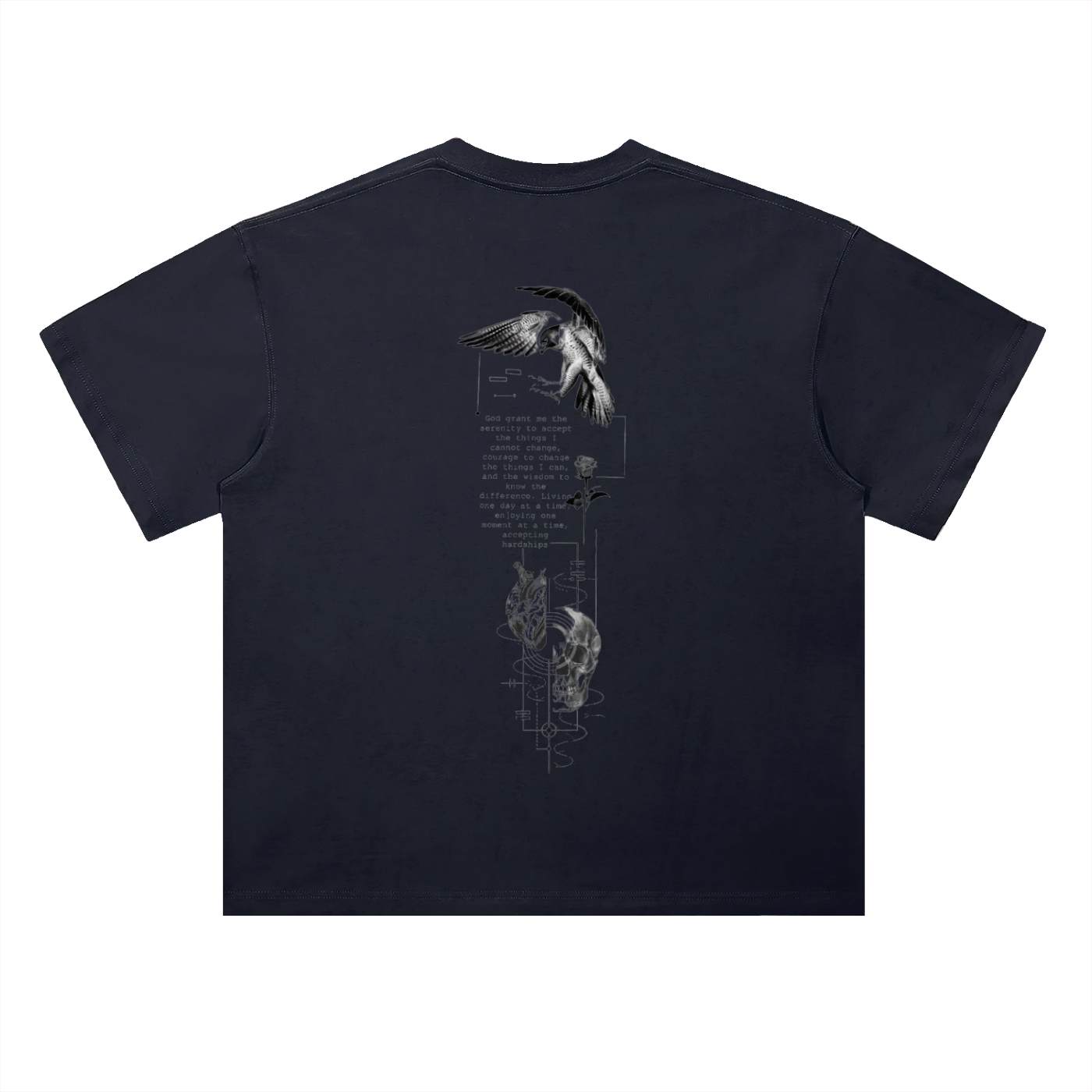Heavyweight Drop Shoulder Cotton T-Shirt