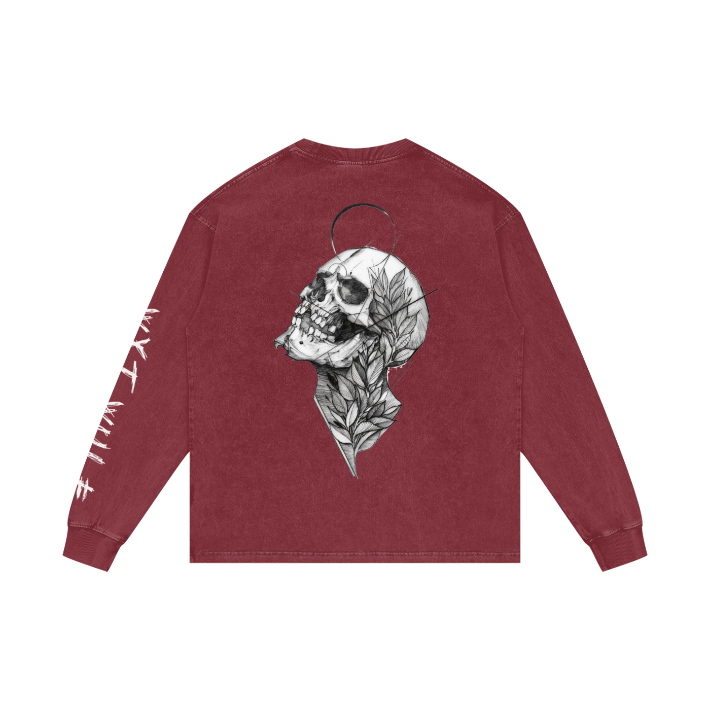 Acid Wash Oversize Long Sleeve T-Shirt